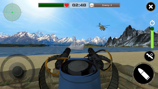 War, artillery and heavy weapon simulator