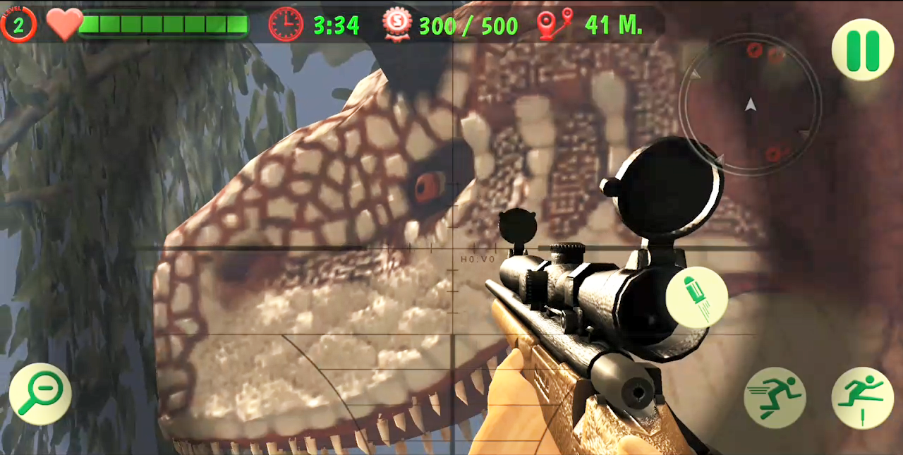 Dinosaur Shooter Game