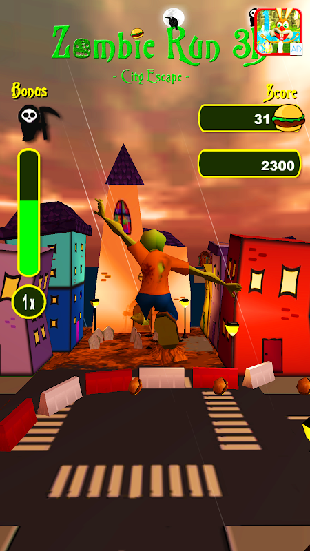 Zombie Run 3D - City Escape