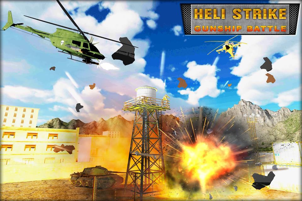 Heli Strike Gunship Battle 3D