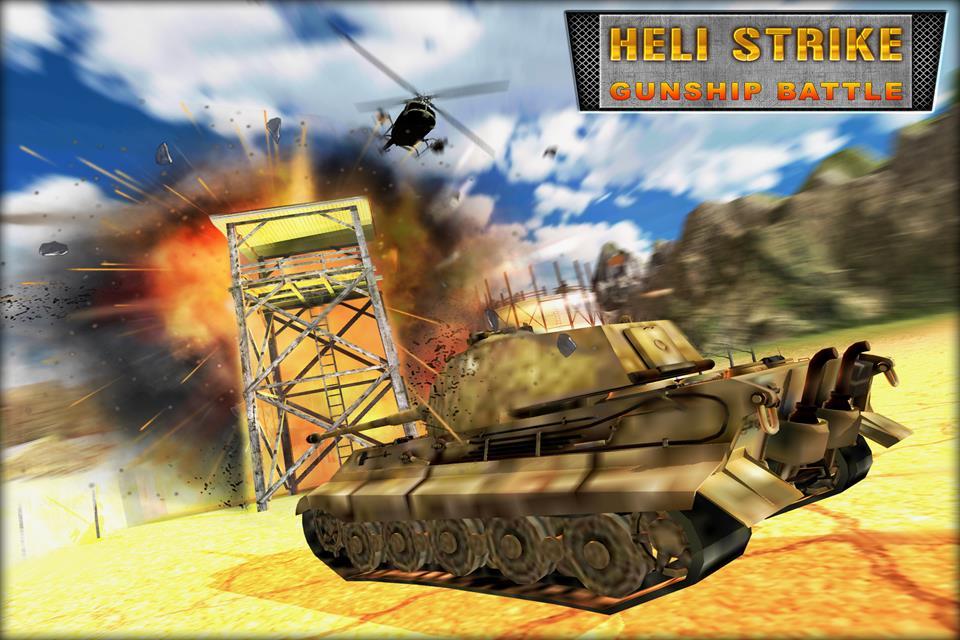 Heli Strike Gunship Battle 3D