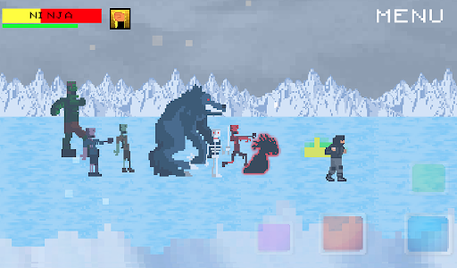 Vampire slayer ninja Pixel art