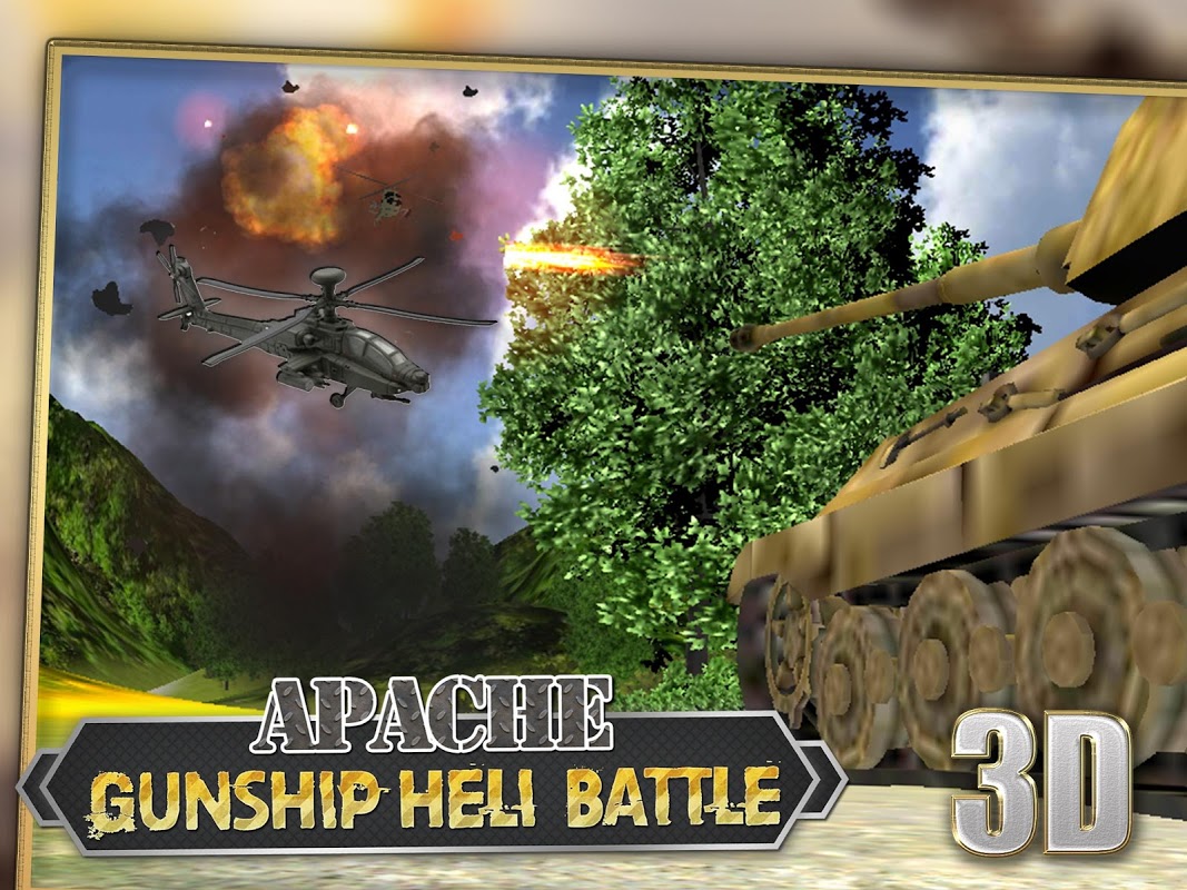 Apache Gunship Heli Battle 3D