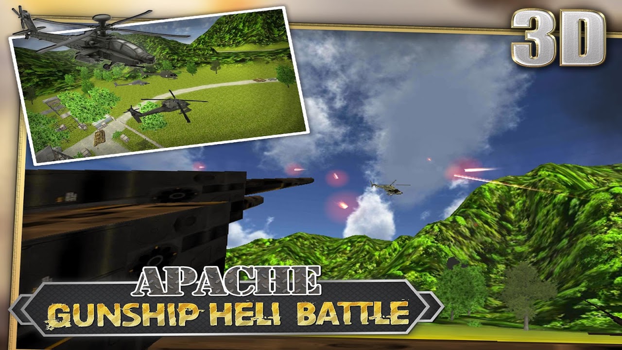 Apache Gunship Heli Battle 3D