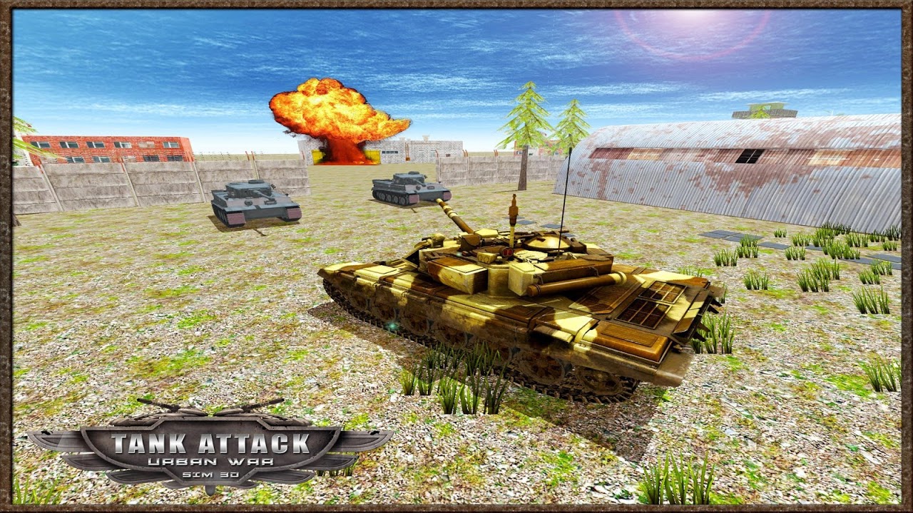 Tank Attack Urban War Sim 3D