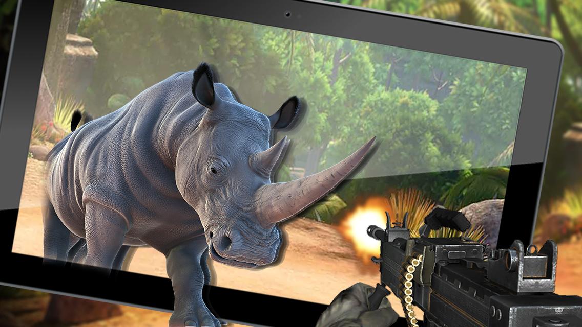 Wild Dino VS Deadly Hunter 3D