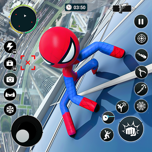 Flying Spider Rope Hero Games