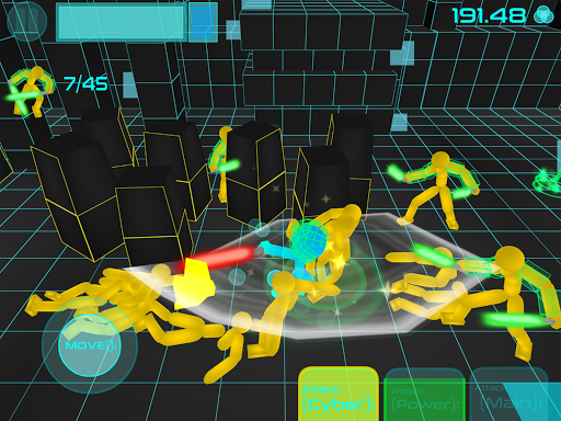 Stickman Neon Sword Fighting