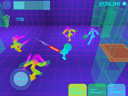 Stickman Neon Sword Fighting