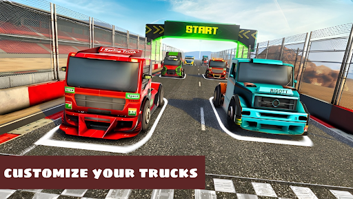 Truck Racing- Semi Driving