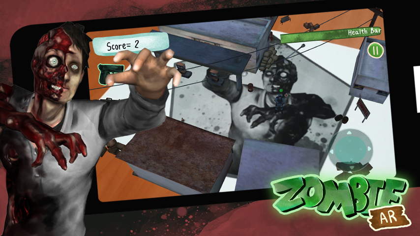 Zombie Augmented Reality Game (AR)