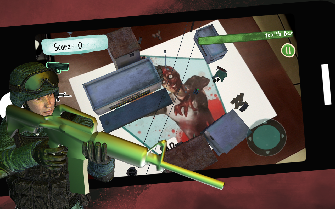 Zombie Augmented Reality Game (AR)