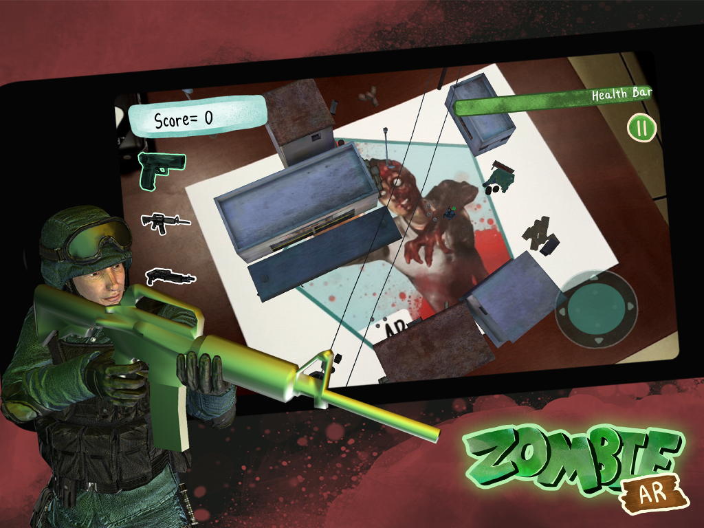 Zombie Augmented Reality Game (AR)