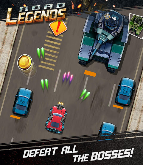 Road Legends - Car Racing Shooting Games For Free