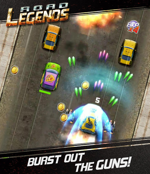 Road Legends - Car Racing Shooting Games For Free