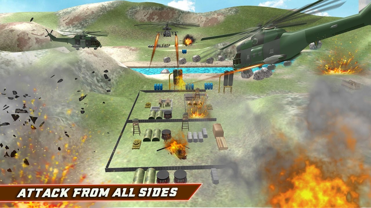 Gunship Air Battle - Helicopter Modern Strike