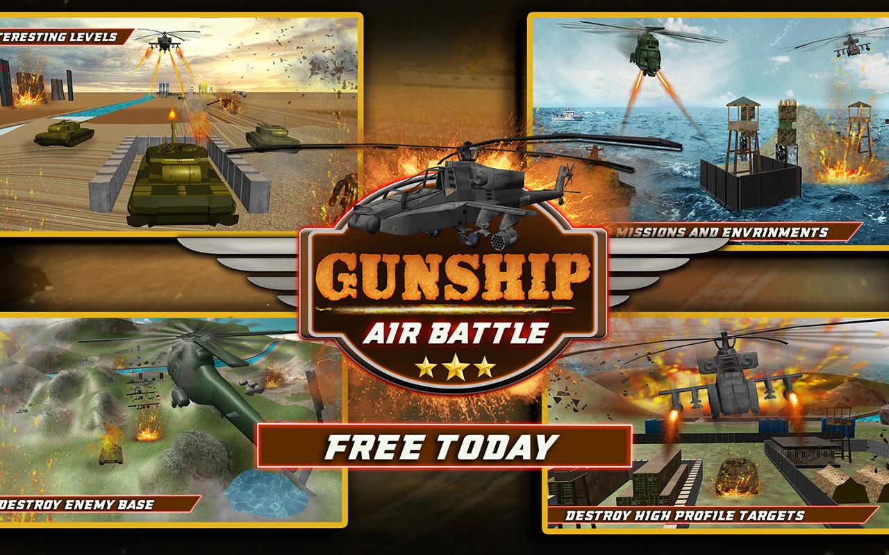 Gunship Air Battle - Helicopter Modern Strike