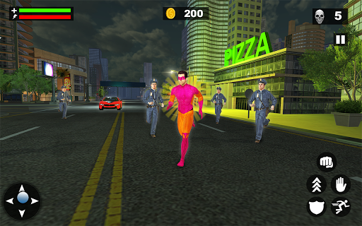 Superhero Gangster City - Superhero Rescue Games