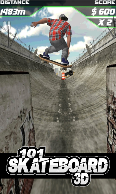 101 Skateboard Racing 3D