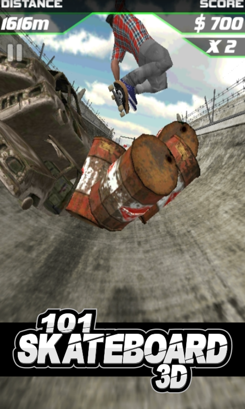 101 Skateboard Racing 3D