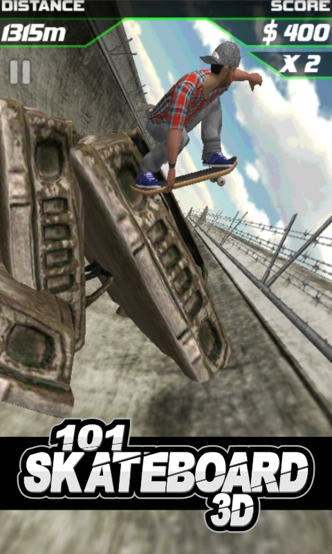 101 Skateboard Racing 3D