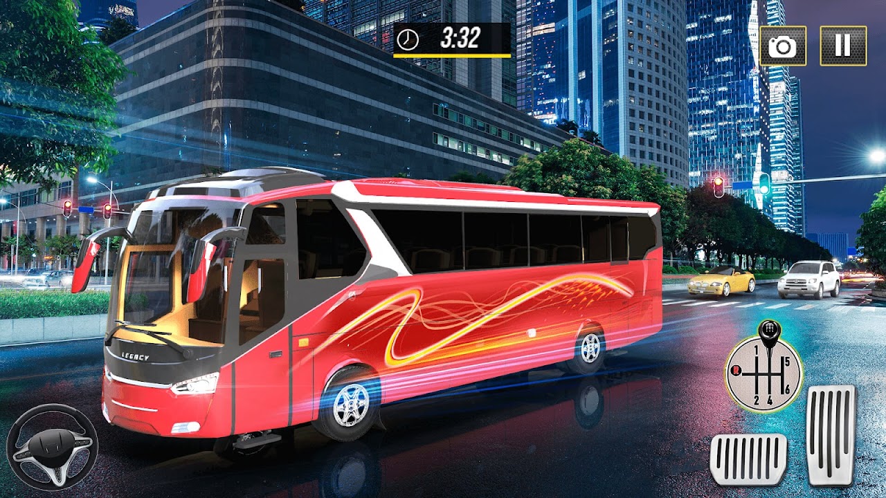 City Coach Bus Driving Game