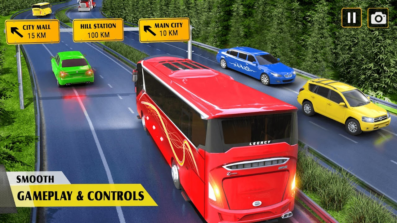 City Coach Bus Driving Game