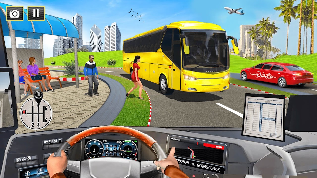 City Coach Bus Driving Game