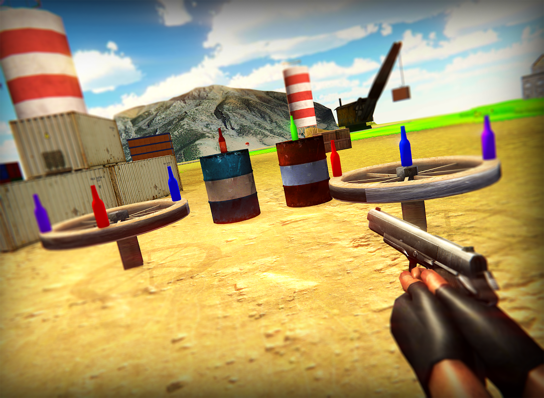 Real Bottle Shoot 3D- Expert Gun Shooting Game