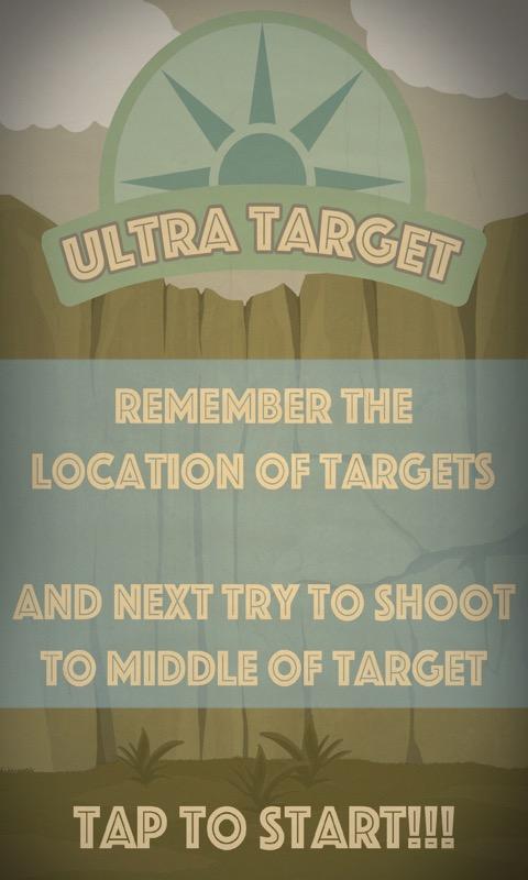 Ultra target shooting game