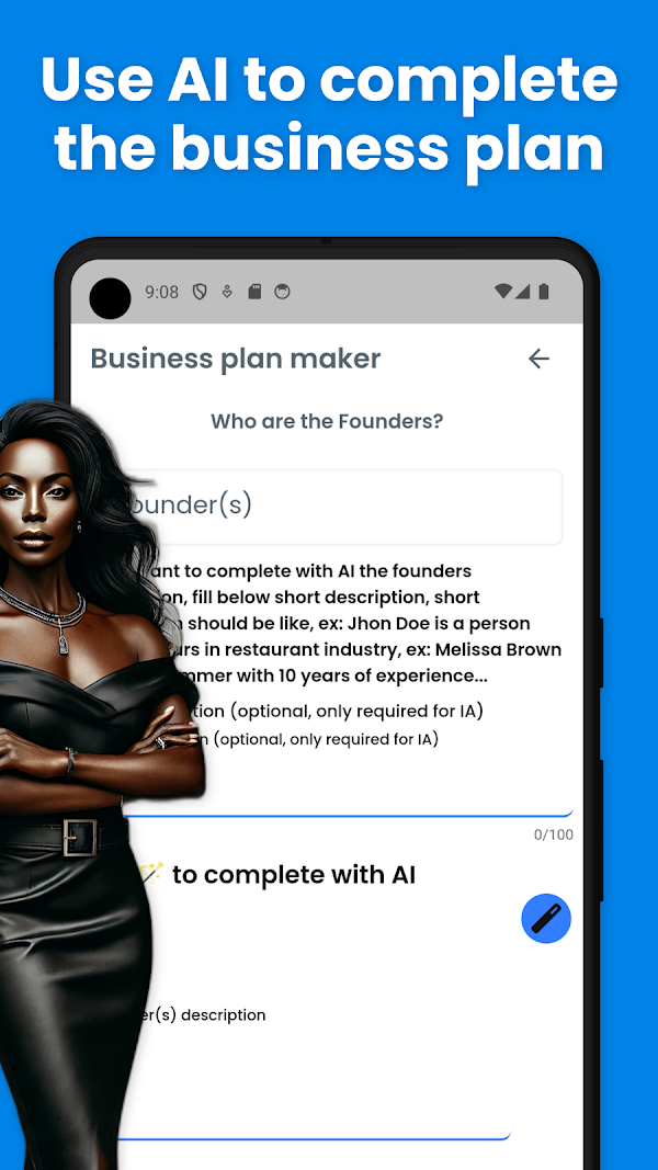 AI Business Plan Maker -HisViz