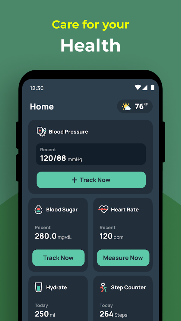 Blood Sugar & Pressure Tracker