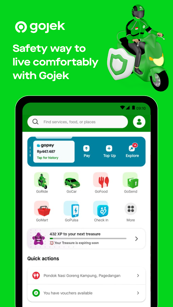 Gojek - Food & Transportation