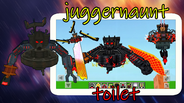 Juggernaut toilet mod MCPE