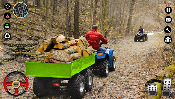 Heavy ATV Quad Bike Cargo Game