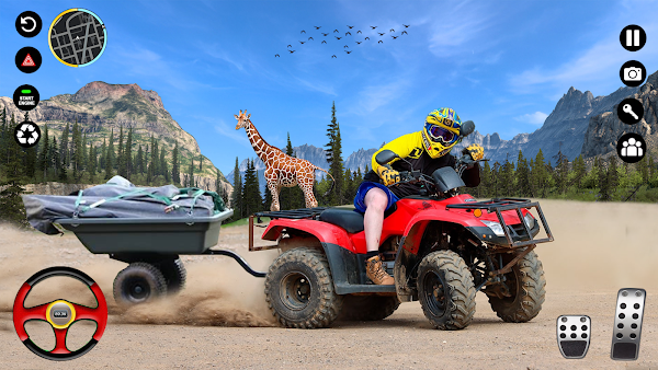 Heavy ATV Quad Bike Cargo Game