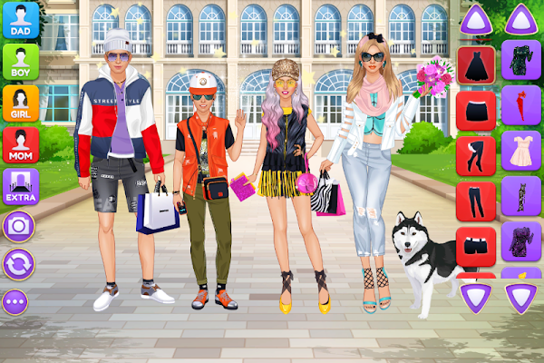 Superstar Family Dress Up Game