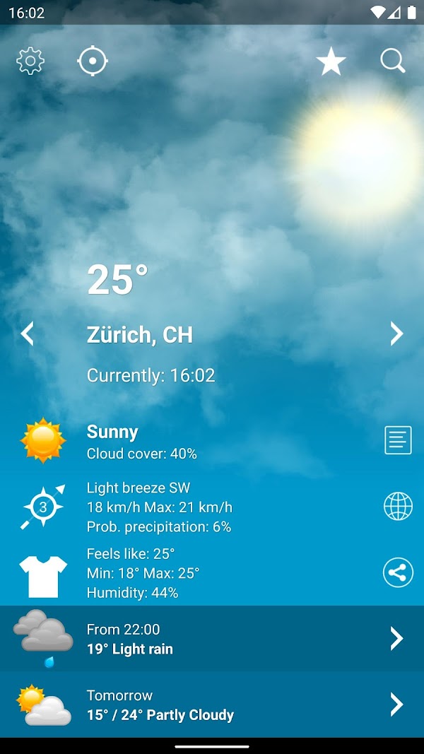 Weather Switzerland XL PRO