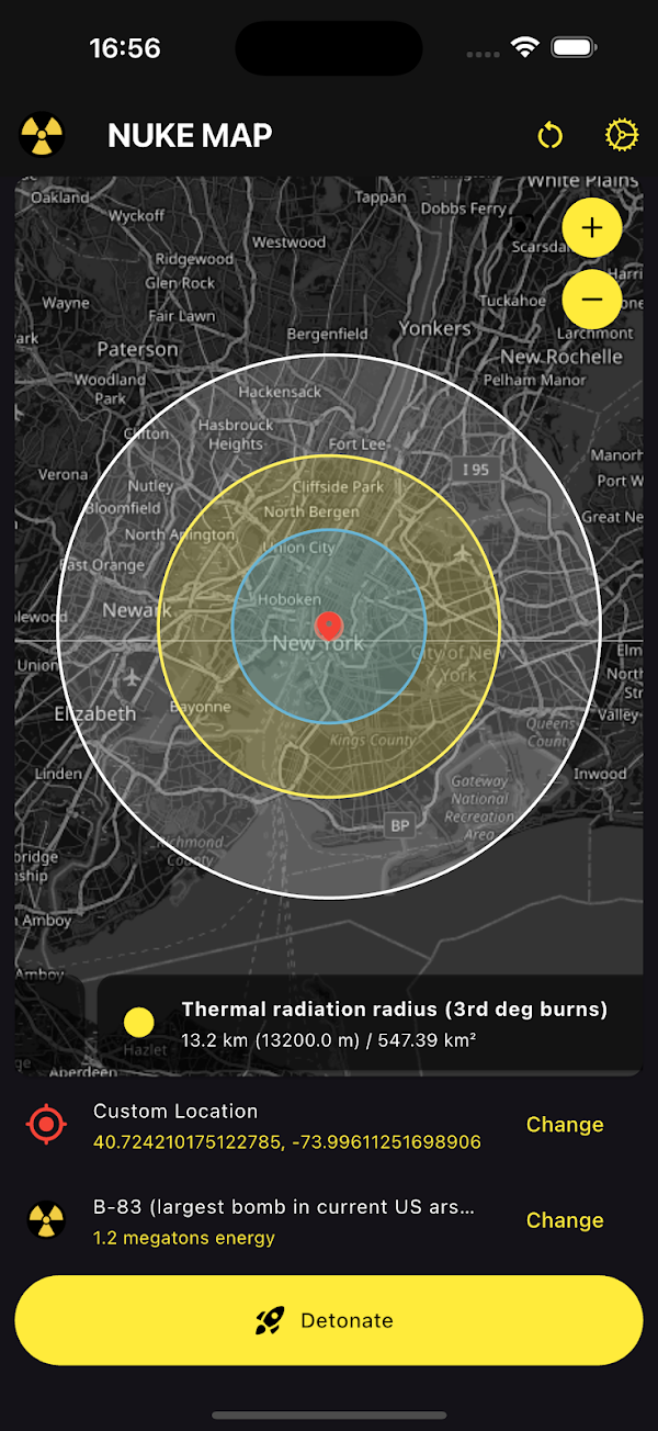 Nuke Map