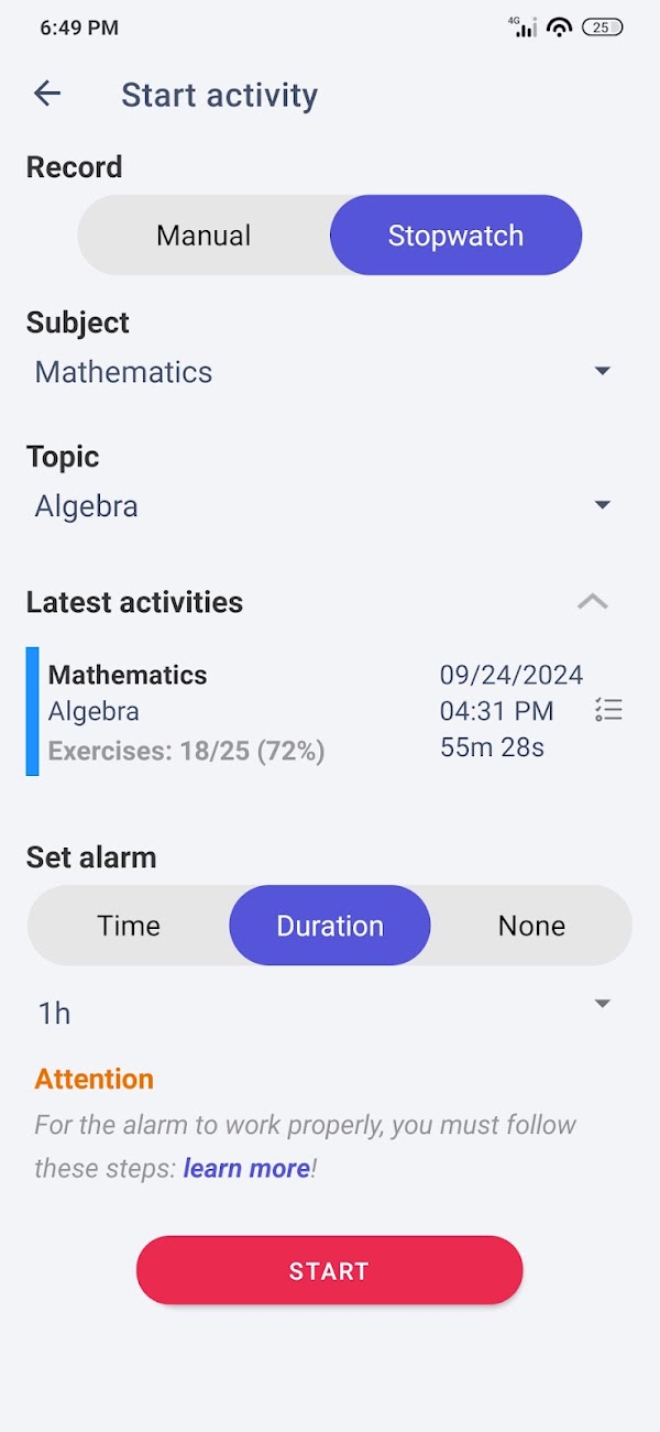 Aprovado - Manage your Study