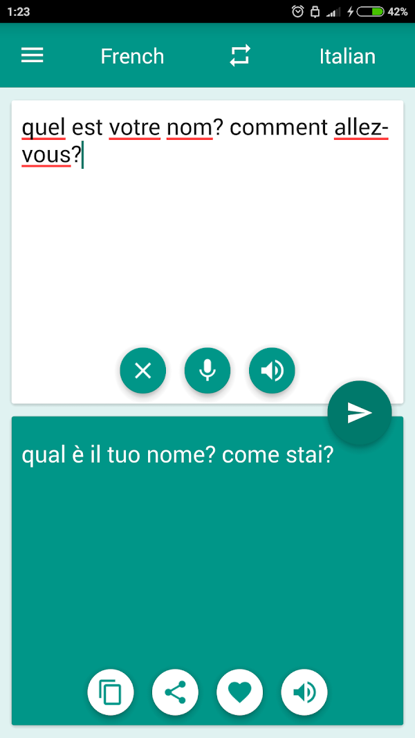 French-Italian Translator