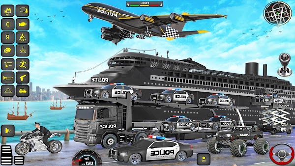 Police Truck Transport Game