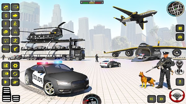 Police Truck Transport Game