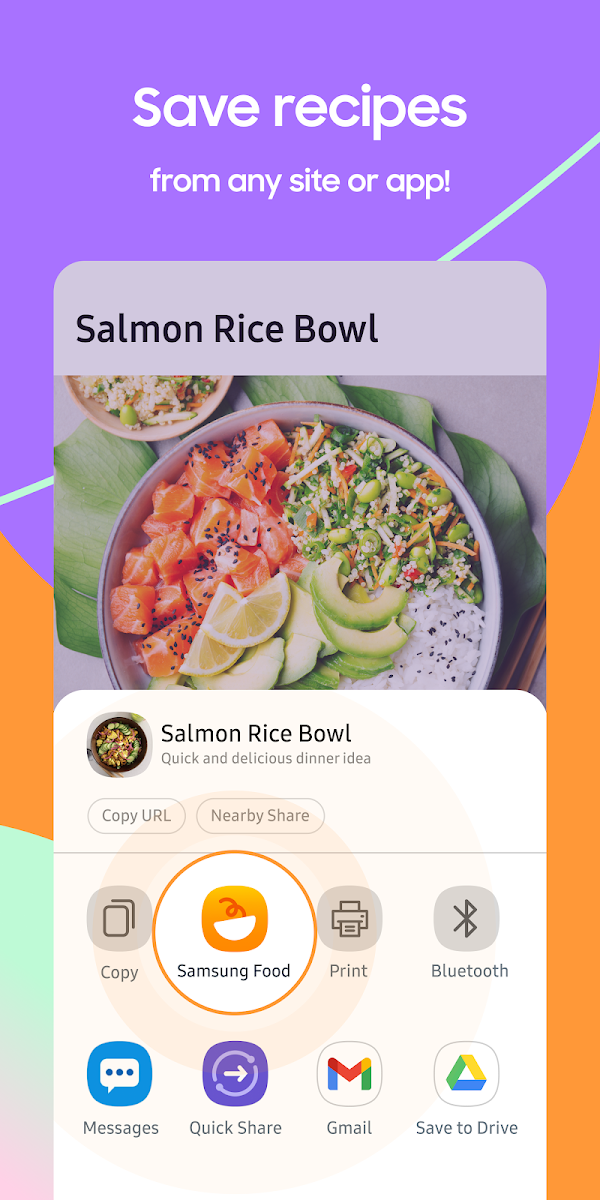 Samsung Food: Meal Planning