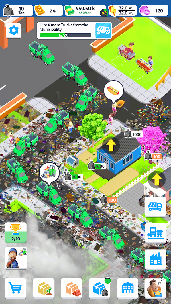 Trash Tycoon Idle business