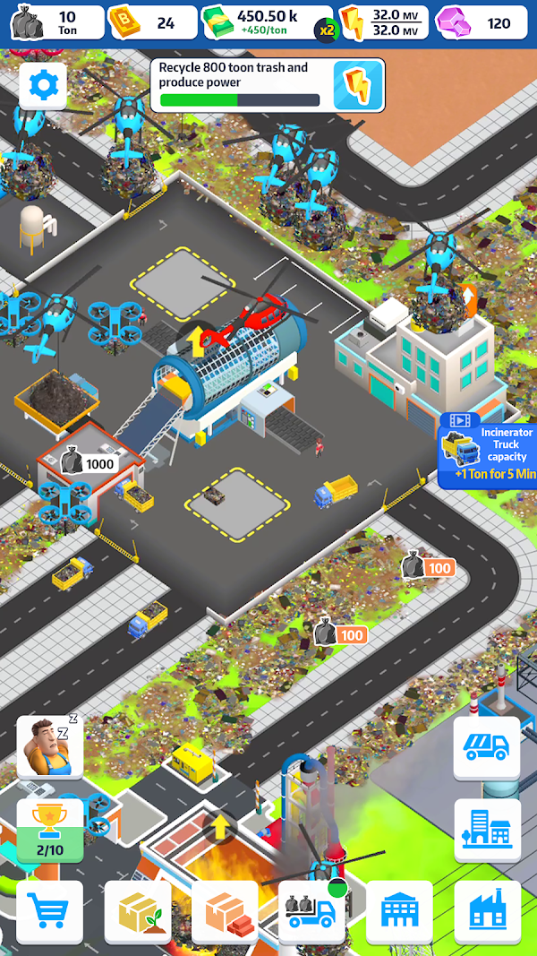 Trash Tycoon Idle business