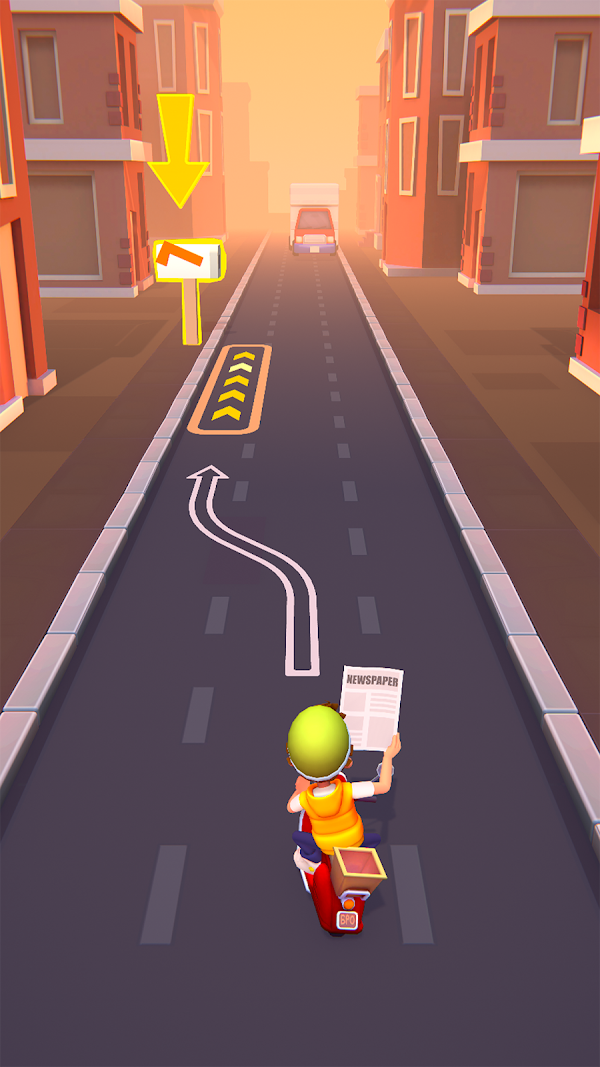 Paper Boy Race: Running game