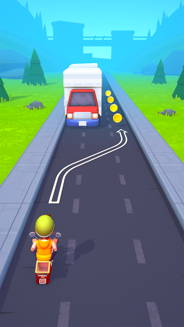 Paper Boy Race: Running game