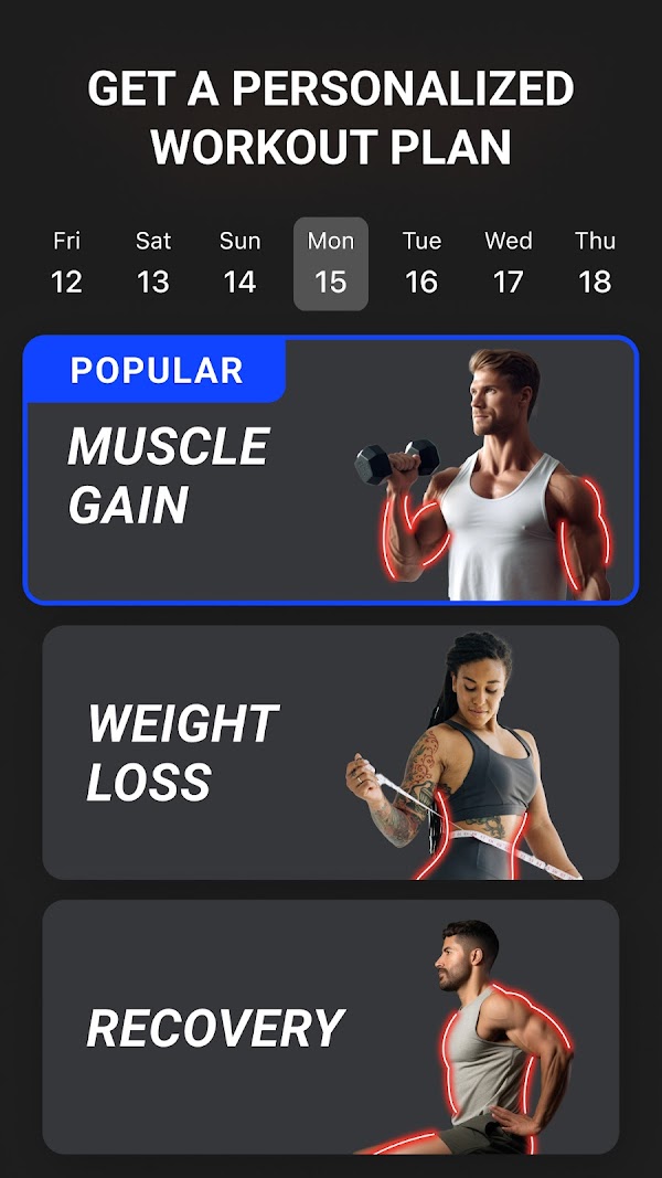 Muscle Booster – Plan Workouts