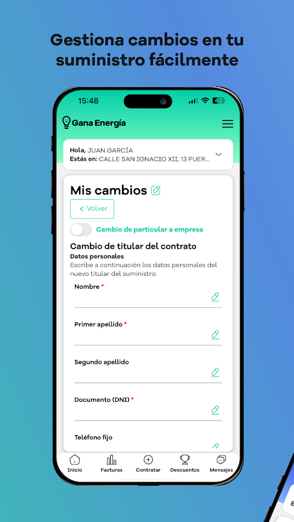 Gana Energía - App de clientes